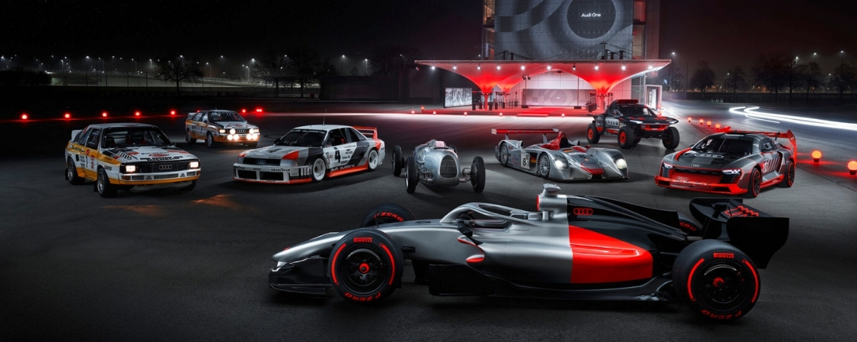 Audi Formule 1; Audi R26 Formule 1-wagen gepresenteerd voor iconische en succesvolle raceauto’s uit de rijke autosporthistorie van het merk.