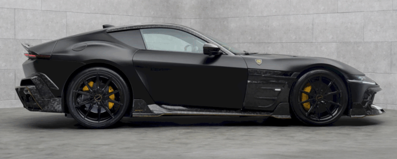 MANSORY Ferrari; vooraanzicht Ferrari 12Cilindri Nero Ventos by MANSORY