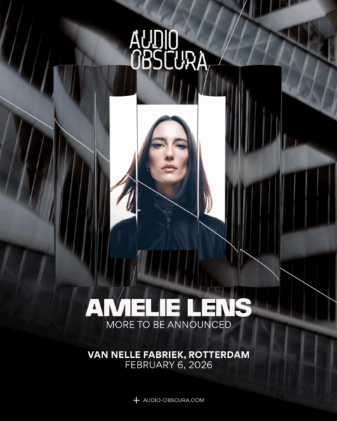 Amelie Lens Audio Obscura; artiestenposter van Amelie Lens x. Audio Obscura op 7 februari 2026.