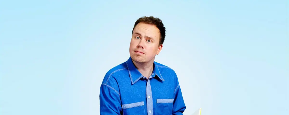 Snackspert hotdogs; portretfoto van Snackspert voor zijn boek