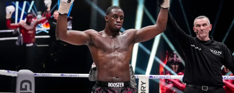 Mory Kromah; Mory Kromah na zijn winstpartij op GLORY 105.