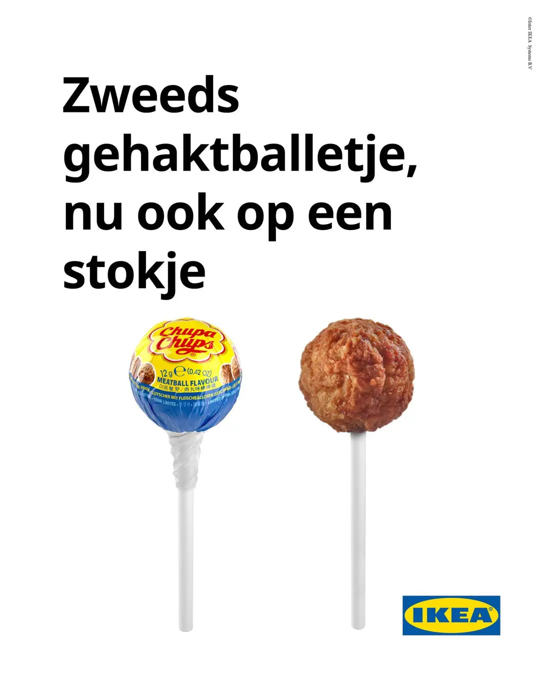 IKEA Zweedse gehaktballetjeslolly