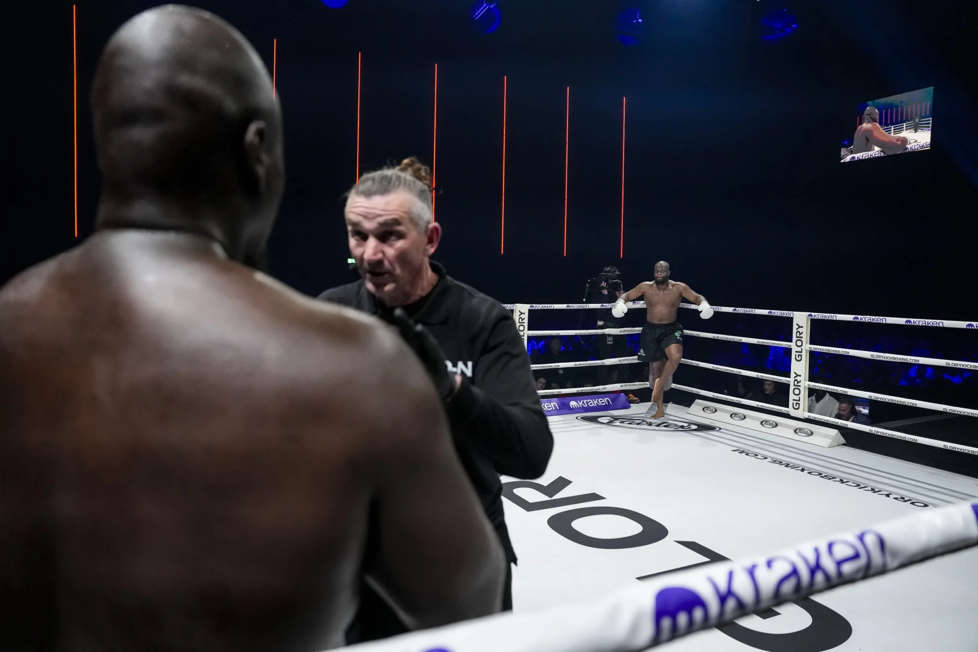 Nico Horta; Nico Horta en Tariq Osaro tijdens gevecht op GLORY 107.