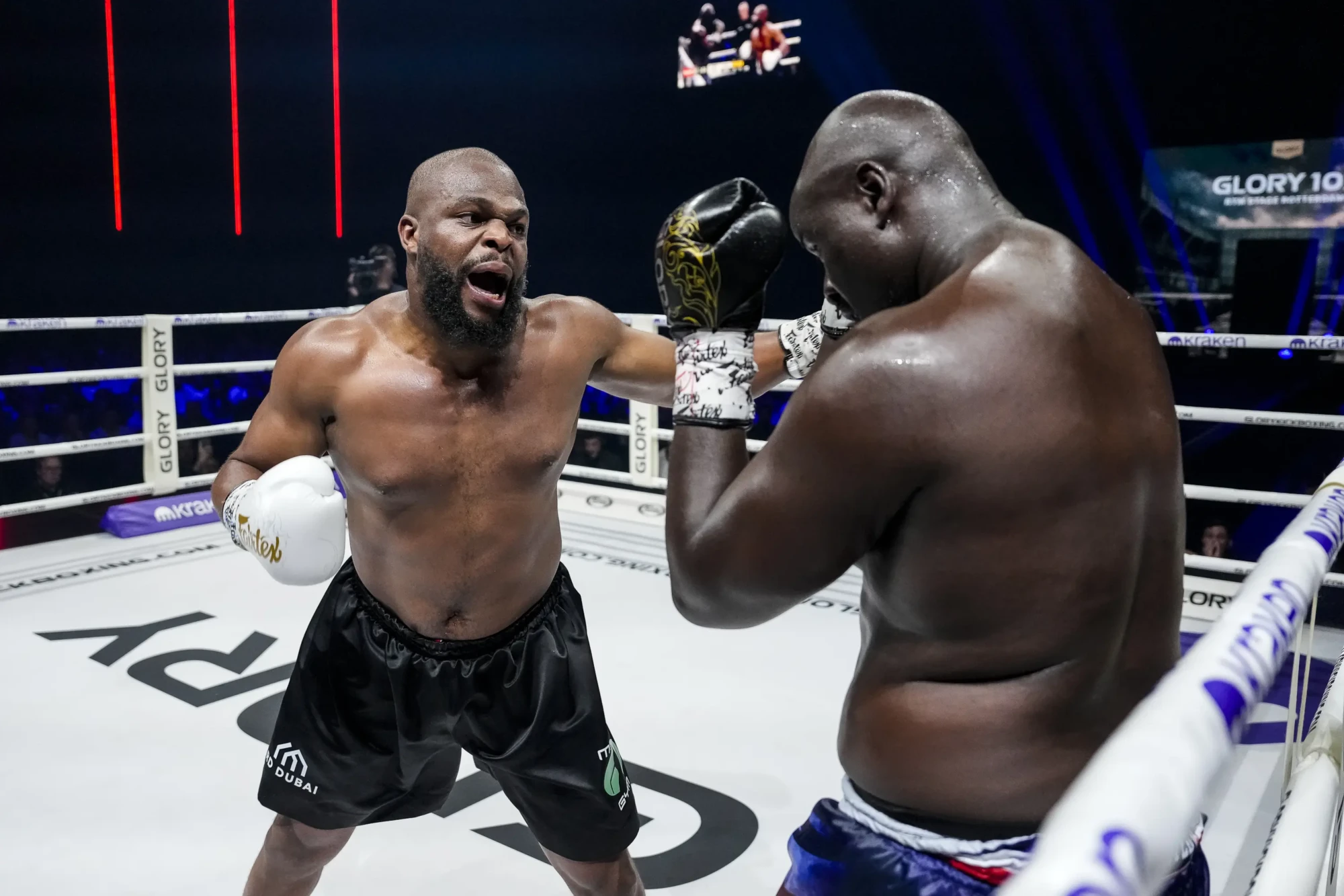 Nico Horta; Nico Horta en Tariq Osaro tijdens gevecht op GLORY 107.