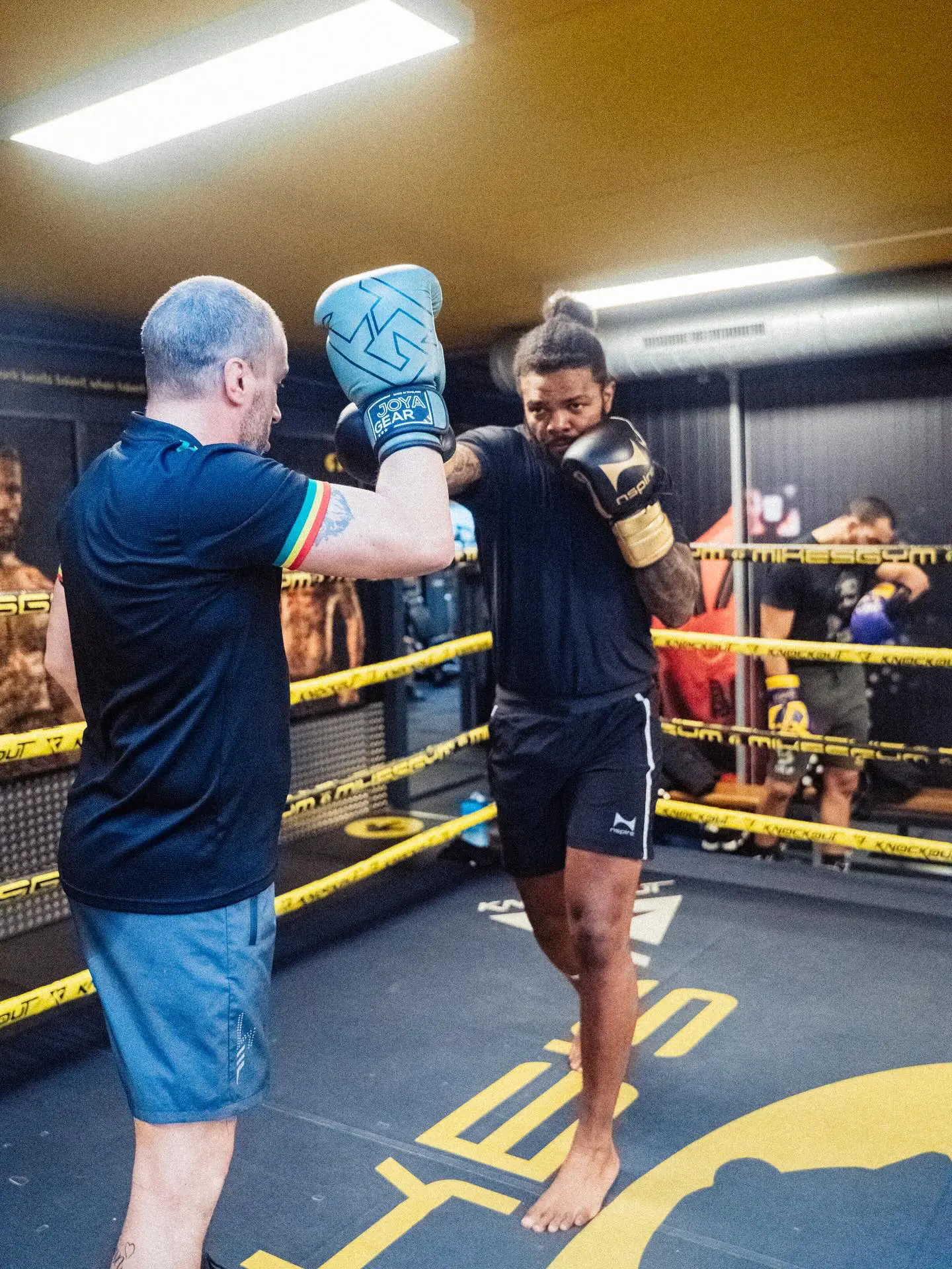 Luis Tavares in training. 