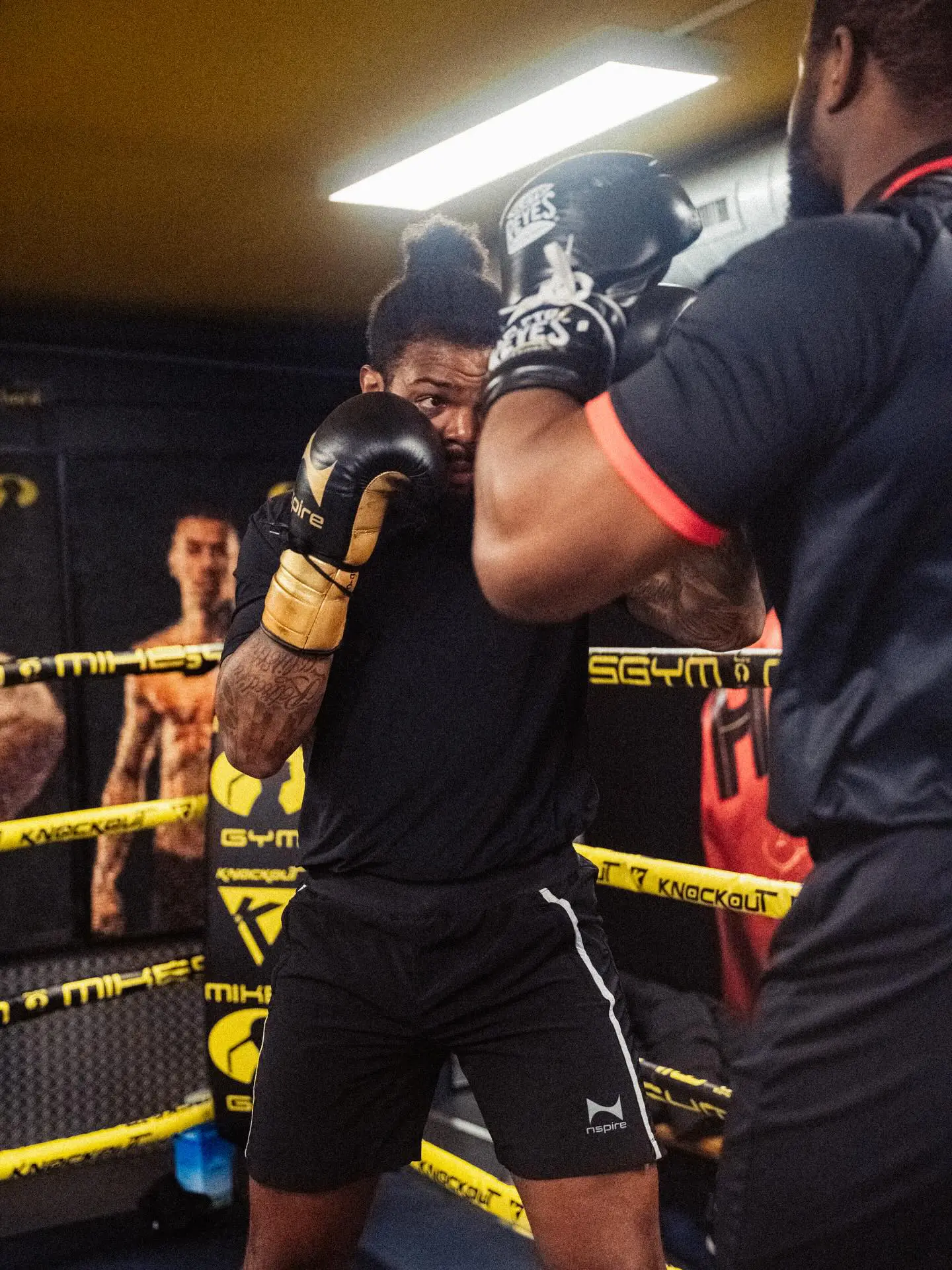 Luis Tavares in training. 